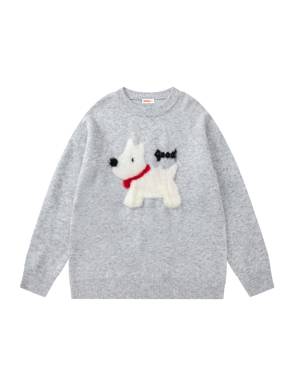 BAKYARDER Vintage Plush Dog Pullover Sweater