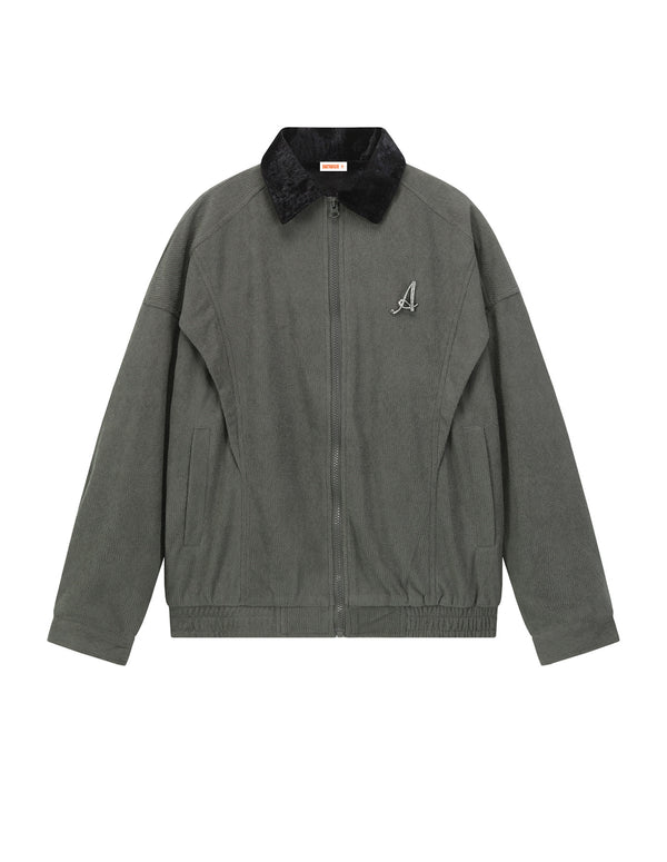 BAKYARDER Dekonstruierte Patchwork-Wildlederjacke