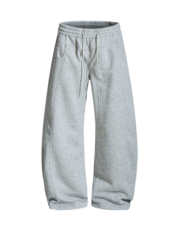 BAKYARDER Drawstring Deconstructed Barrel Casual Pants
