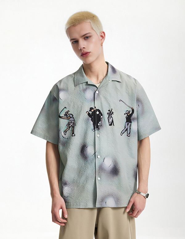 BAKYARDER Graffiti Print Shirt