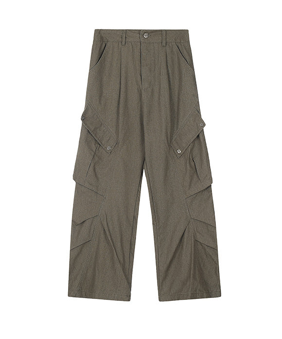 BAKYARDER Large Pocket Design Cargo Pants