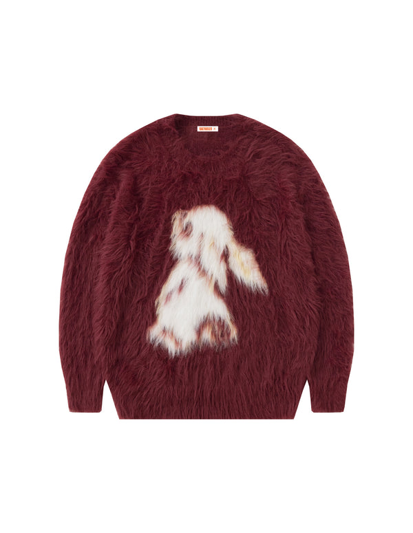 BAKYARDER Mink & Rabbit Pullover Sweater