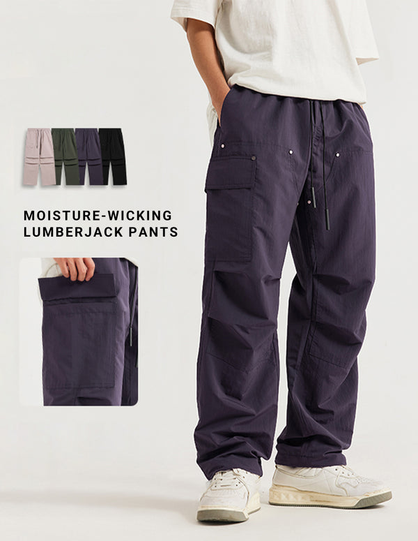 BAKYARDER Moisture Wicking Straight-Leg Pants