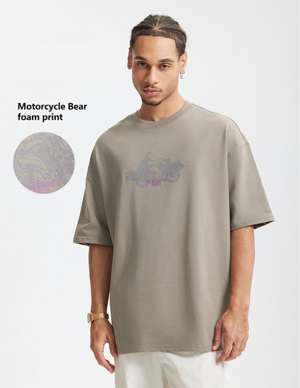 BAKYARDER Motorcycle Foam Print Tee