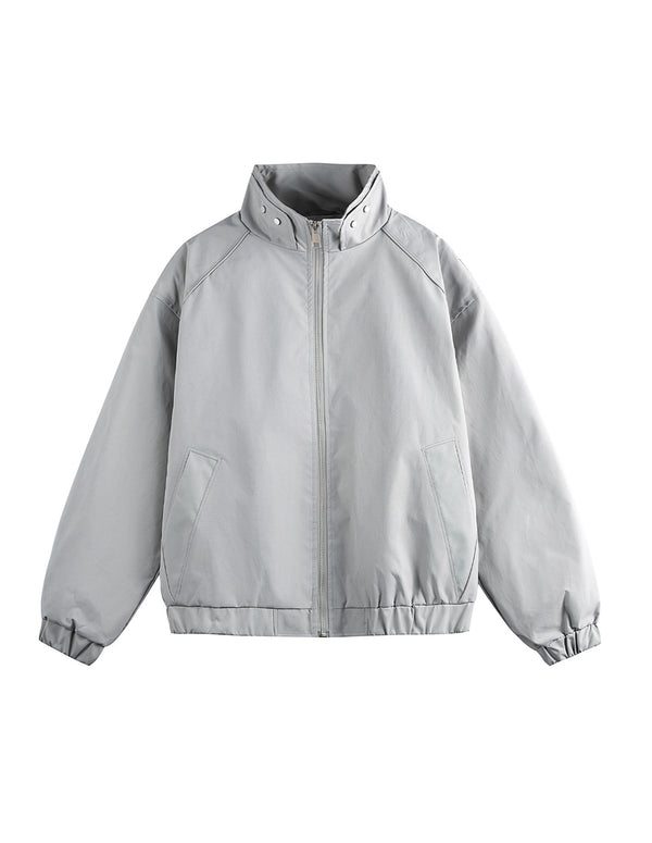 BAKYARDER Bomberjacke mit Stehkragen und Nieten