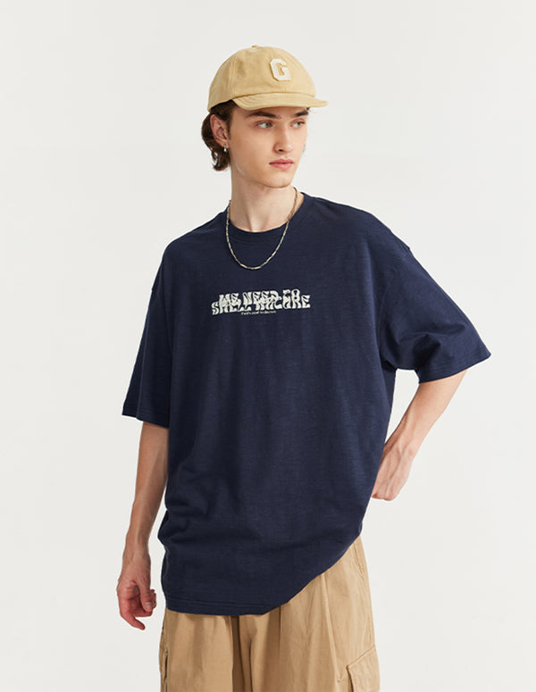 BAKYARDER Textured Print Tee