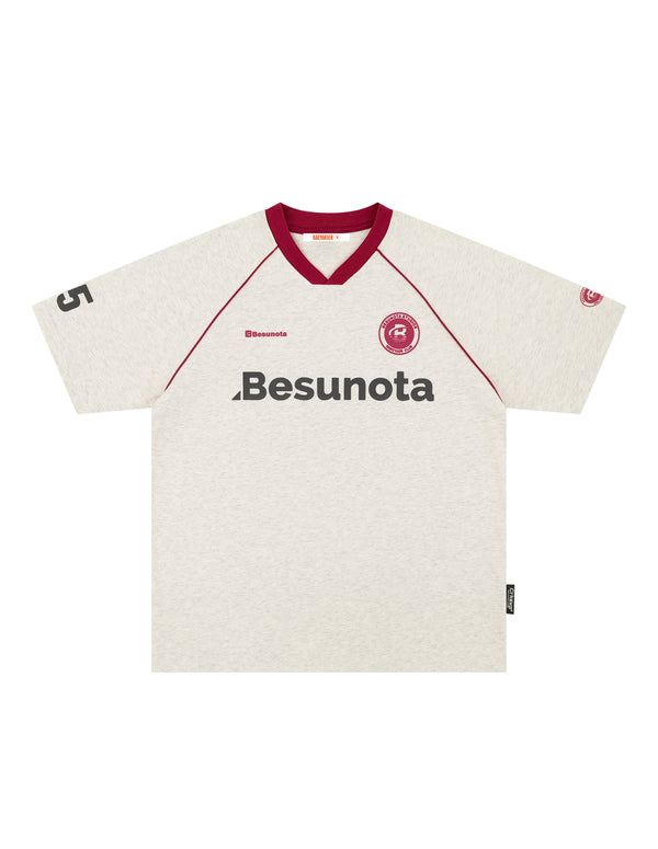 BAKYARDER Vintage Color-Block Letter Print Tee