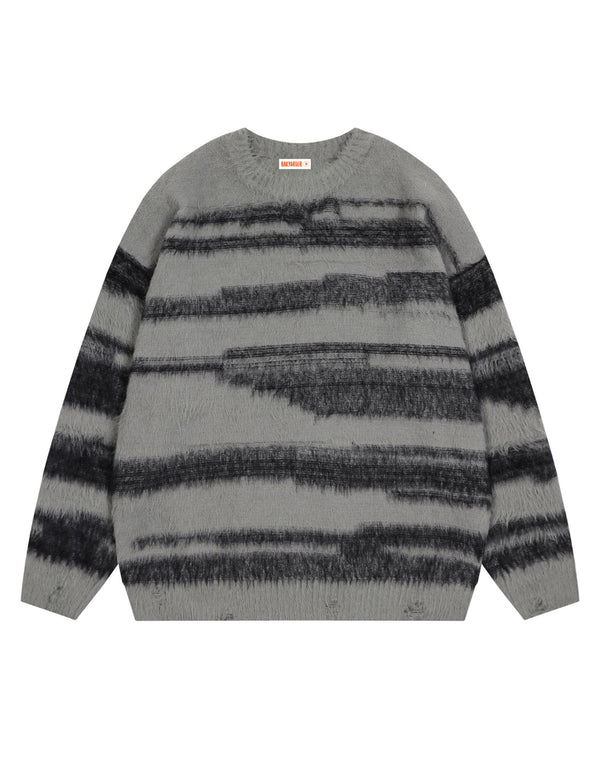 Pull vintage dégradé de couleurs BAKYARDER