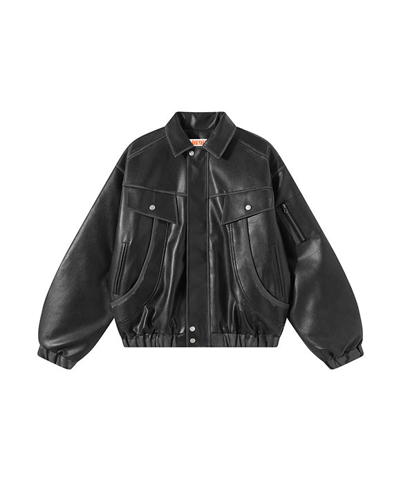 BAKYARDER Vintage Loose Lapel Jacket