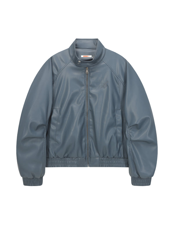 BAKYARDER Vintage Oversized Moto Leather Jacket