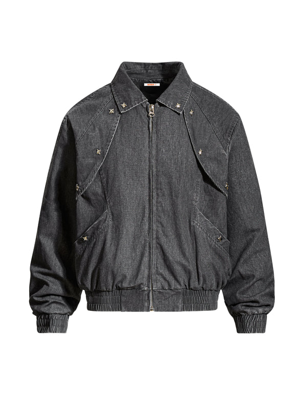 BAKYARDER Vintage Patchwork Deconstructed Lapel Jacket