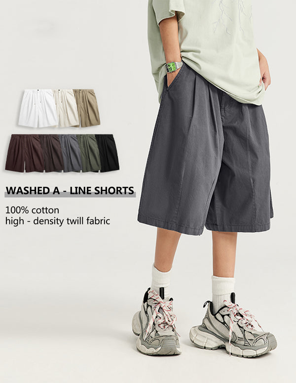 BAKYARDER Vintage Simple Shorts