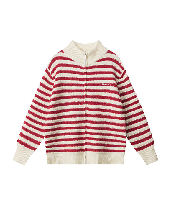 BAKYARDER Vintage Striped Cardigan Sweater