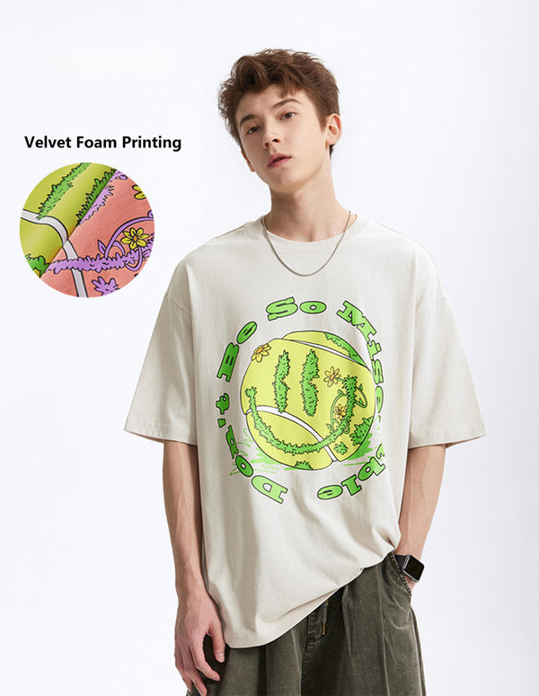 BAKYARDER Vintage Tennis Print Tee