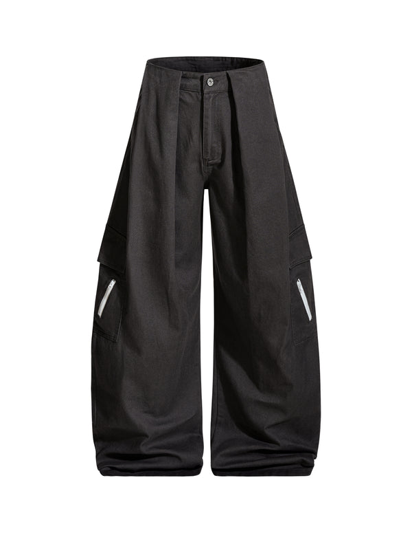 Pantaloni casual a gamba larga vintage BAKYARDER