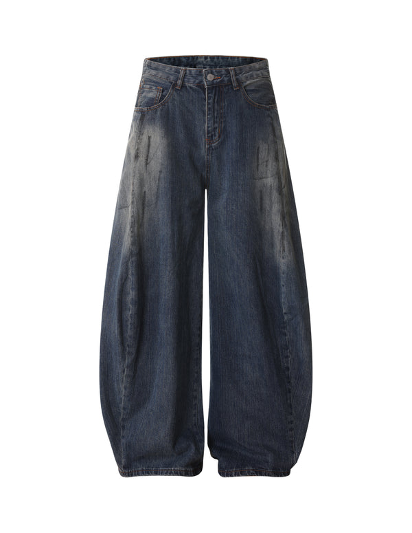 BAKYARDER Vintage Washed Baggy Jeans