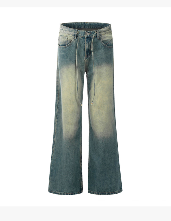 BAKYARDER Vintage Washed and Distressed Jeans