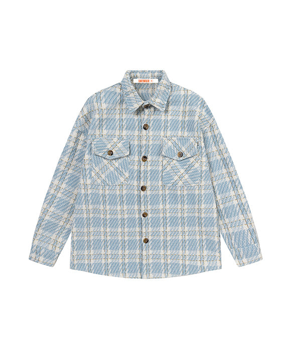 BAKYARDER Vintage Woven Plaid Shirt