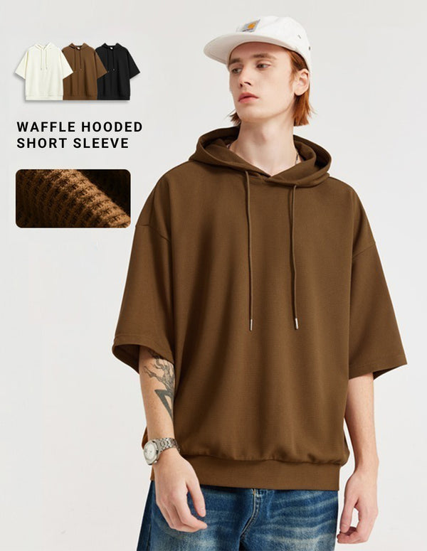 BAKYARDER Waffle Hood Short Sleeve