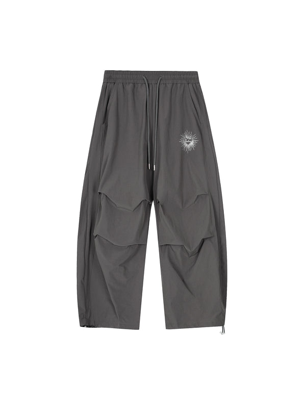 BAKYARDER Wide-Leg Paratrooper Barrel Cargo Pants